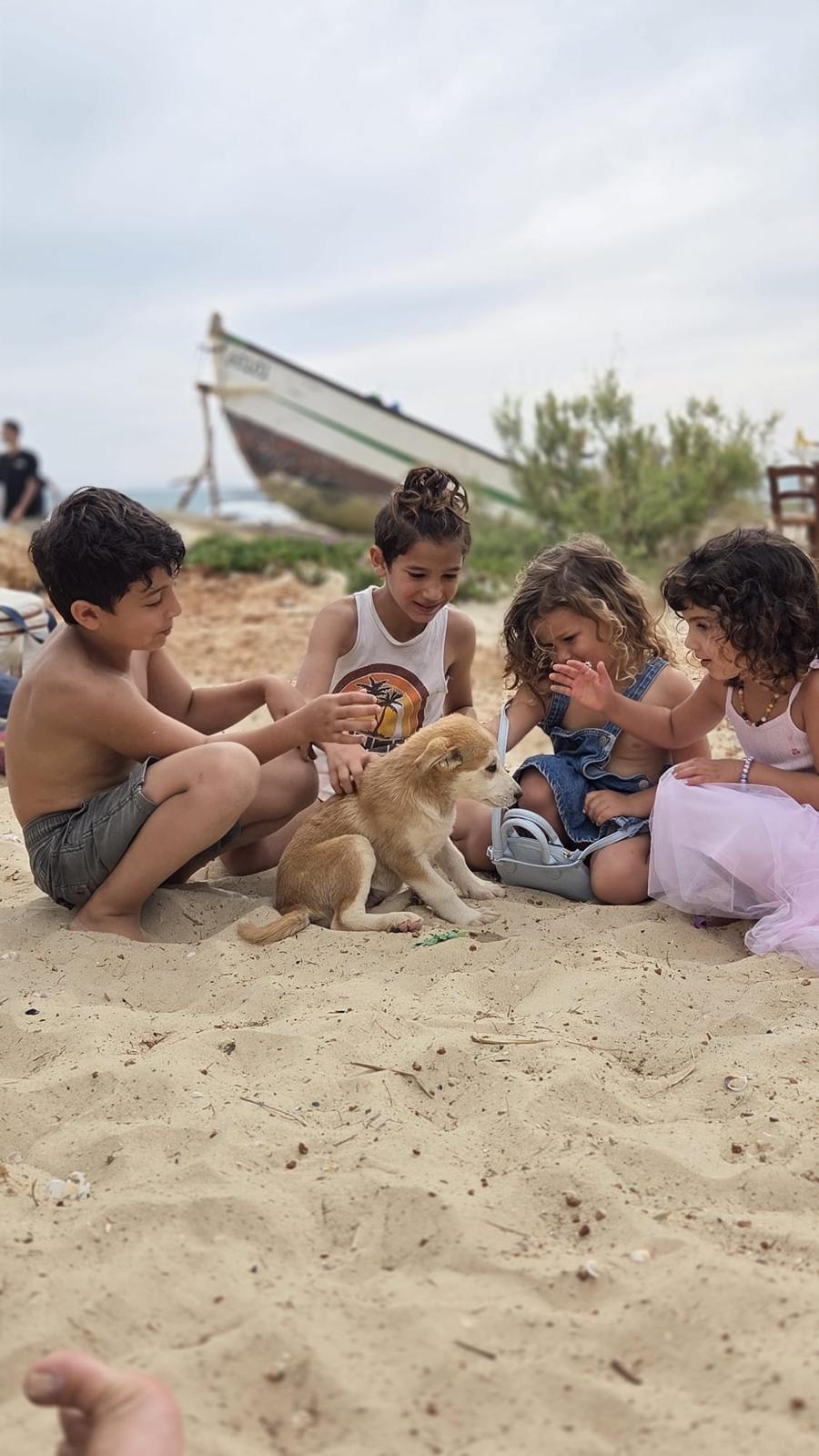 מבט אווירי על כפר הדייגים בלב ים